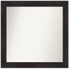 Amanti Art Brown Bathroom Mirror for Over Sink, 36x38 Custom Made Furniture Espresso Rectangle Vanity Mirror, Large Casual Wood Frame, Hangs Horizonally and Vertically, Wall Decor view 1