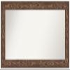 Amanti Art Brown Bathroom Mirror for Over Sink, 26x52 Custom Made Bridge Brown Rectangle Vanity Mirror, Oversize Country Rustic Wood Frame, Hangs Horizonally and Vertically, Wall Decor view 1