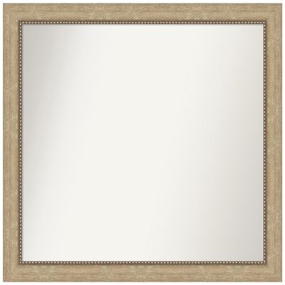 Amanti Art Gold Bathroom Mirror for Over Sink, 37x41 Custom Made Astor Champagne Rectangle Vanity Mirror, X-Large Casual Wood Frame, Hangs Horizonally and Vertically, Wall Decor
