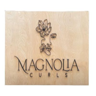 3D Round/Rectangular Logo Sign for Businesses | Interior Logo Sign | Lobby Sign | 3D Wood Logo | Shop Sign | Laser Cut Sign | Small Business Sign (30 IN, Round)