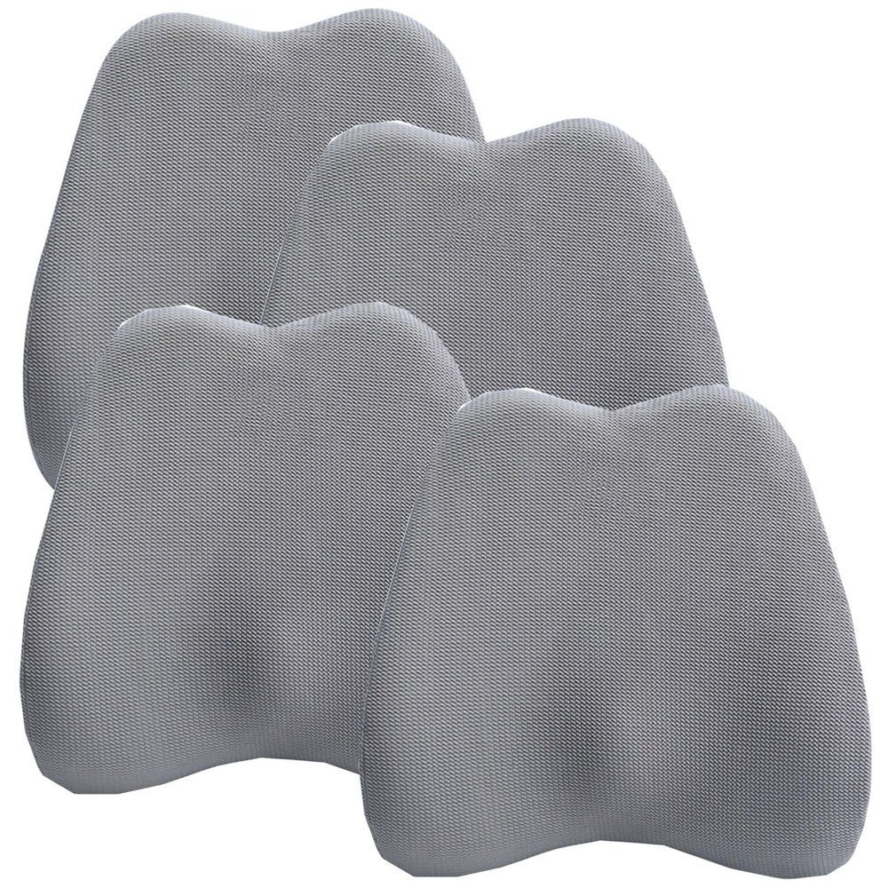 ZTGL Lumbar Support Pillow for Office Chair, Back Support for Gaming Chair, Lumbar Support Pillow for Car, Back Pillow for Computer Desk Chair for Office Chair, Car, Sofa, Plane,A,42x41x11cm(4PCS)