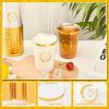 Datyiiha 100 Pieces Monogrammed Plastic Cups Gold Foil Letter G Disposable Cups 12 oz Clear Initial Party Cups for Wedding Birthday Baby Shower Personalized Party Drinkware view 4