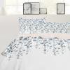 Blue Grey Florals Duvet Cover Cal. King Size, Spring Weeping Flowers Comforter Cover with Zipper Closure, 3 Piece Bedding Sets 1 Duvet Cover 90x106 Inches and 2 Pillow Shams view 2