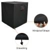 32"x 32"x 36" Air Conditioner Cover for Outside Units, Waterproof Outdoor Central AC Cover, Heavy Duty Weather Resistant 600D Hvac Cover, Winter Windproof Design Square Black view 3