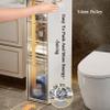 JATIBOSH Bathroom Shelf Clip Seamless Installation Free Bathroom Toilet Floor Toilet Organizer Storage Side Cabinet, Waterproof Toilet Paper Cabinet, Large Capacity Narrow Tall Slim Storage view 3