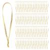 100 Pcs Christmas Ornament Ribbon Hangers, Thin Hand Tied Ornament Ribbon Loops view 1