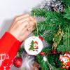 100 Pcs Christmas Ornament Ribbon Hangers, Thin Hand Tied Ornament Ribbon Loops view 4