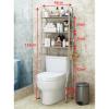 LXURY Over The Toilet Storage, Metal Over The Toilet Storage, Bathroom Organizer, Suitable for Bathroom view 2