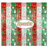 Avezano 3pcs Christmas Party Decorations Merry Christmas Foil Fringe Curtains for Kids & Adults Selfie Picture Backdrop Holiday Ugly Sweater Party Streamers Photo Booth Props Supplies Decor 3.3x6.6ft view 1
