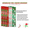 Avezano 3pcs Christmas Party Decorations Merry Christmas Foil Fringe Curtains for Kids & Adults Selfie Picture Backdrop Holiday Ugly Sweater Party Streamers Photo Booth Props Supplies Decor 3.3x6.6ft view 3