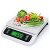 TEMKIN Digital Kitchen Scale LCD Display Electronic Food Scales 5g-30kg Multifunctional Scales for Baking, Cooking,Fruits and Vegetables Scales (Color : White, Size : 15kg-0.5g) view 1