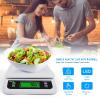 TEMKIN Digital Kitchen Scale LCD Display Electronic Food Scales 5g-30kg Multifunctional Scales for Baking, Cooking,Fruits and Vegetables Scales (Color : White, Size : 15kg-0.5g) view 3