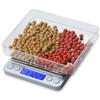 TEMKIN 500g/0.01g Precision Stainless Steel Electronic Scale Milligram Digital Kitchen Scale with 2 Trays for Food,Cooking, Baking and Jewelry Scales (Color : Silver, Size : 2kg/0.1g) view 1