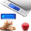 TEMKIN 500g/0.01g Precision Stainless Steel Electronic Scale Milligram Digital Kitchen Scale with 2 Trays for Food,Cooking, Baking and Jewelry Scales (Color : Silver, Size : 2kg/0.1g) view 2