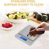 TEMKIN 500g/0.01g Precision Stainless Steel Electronic Scale Milligram Digital Kitchen Scale with 2 Trays for Food,Cooking, Baking and Jewelry Scales (Color : Silver, Size : 2kg/0.1g) view 3