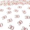 30th Happy Birthday Confetti Decorations - Number 30 Rose Gold Table Confetti for 30th Birthday, 30th Anniversary Wedding Party Supplies view 1