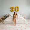 30th Happy Birthday Confetti Decorations - Number 30 Rose Gold Table Confetti for 30th Birthday, 30th Anniversary Wedding Party Supplies view 3