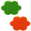 Felio Silicone Kitchen Brush, Green & Orange, 1 Piece Set, Dishwasher, Vegetable Washer, Dishwasher Safe view 1