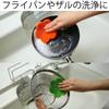 Felio Silicone Kitchen Brush, Green & Orange, 1 Piece Set, Dishwasher, Vegetable Washer, Dishwasher Safe view 2