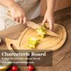 TJ POP Fish Shape Charcuterie Board, Bamboo Cutting Board for Kitchen, Cute Cheese Board & Serving Board, Personalized Cutting Board 15.74" x 9.84" x 0.6" view 3