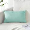 Artscope Luxury Velvet Pillow Covers Decorative Rectangle Pillowcases Soft Solid Cushion Cases for Couch Sofa Bedroom Car Decor 16x24 Inch Aqua Green view 1