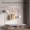 ELZEM Coat Rack Freestanding,Entryway Bench with Coat Rack Coat Hanger Stand with Storage and Hooks Hall Tree with Bench and Shoe Storage with 8 Double Hooks Steel Frame B view 4