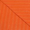 Indian Handmade Pure Cotton Paisley Print Kantha Quilt,Traditional Design Bed Spread, Bed Cover Bedding,Throw Blanket,Village Art (Orange, Twin Size 60" x 90") view 4
