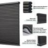 Toanture Custom Cordless Cellular Blinds, Easy to Install Blackout Honeycomb Window Blinds for Shades, Thermal Insulated 1.8" Single Cell Honeycomb Blinds for Bedroom, Office(Black,45.5" W x 60" H) view 3