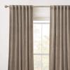 RYB HOME 72 inches Velvet Curtains for Farmhouse - Earth Tone Privacy Blackout Energy Efficient Window Treatment for Home Office Closet Cover, W52 x L72 inches, Taupe, 2 Pieces view 2