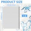 Therwen 2 Pcs Stainless Steel Side Splash Guard for Sink 15 x 20 Inch Wall Mount Guard with Screws Commercial Restaurant Hand Sink and Compartment Prep Sink Kitchen Sink Splash Protector Supply view 2