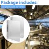 Therwen 2 Pcs Stainless Steel Side Splash Guard for Sink 15 x 20 Inch Wall Mount Guard with Screws Commercial Restaurant Hand Sink and Compartment Prep Sink Kitchen Sink Splash Protector Supply view 3