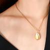 MUUYON 14K Gold Drop Urn Necklace for Ashes, 10K/14K/18K Gold Drop Urn Necklace Custom Any Name Personalized Cremation Luxury Jewelry Drop Urn Keepsake Necklace Gift for Women Mom Grandma Her view 3