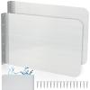 Therwen 2 Pcs Stainless Steel Side Splash Guard for Sink 26 x 12 Inch Wall Mount Guard with Screws Commercial Restaurant Hand Sink and Compartment Prep Sink Kitchen Sink Splash Protector Supply view 1