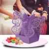 100PCS Butterfly-Pattern Paper Candy Box, Wedding Favor Sugar Chocolate Boxes for Bridal Birthday Party (Purple) view 2