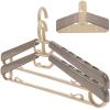 Cabilock 10pcs Extra Wide Padded Hangers 16-23 Inches Non-Slip Travel Hangers Heavy Duty Closet view 1