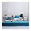 OBONG 100% Cotton Percale Fitted Sheet Queen Size Deep Pocket Fitted Bedcover Premium Comfortable Cooling Crisp and Cool Strong Bottom Sheet (Color : E, Size : 200x200x40cm) view 1