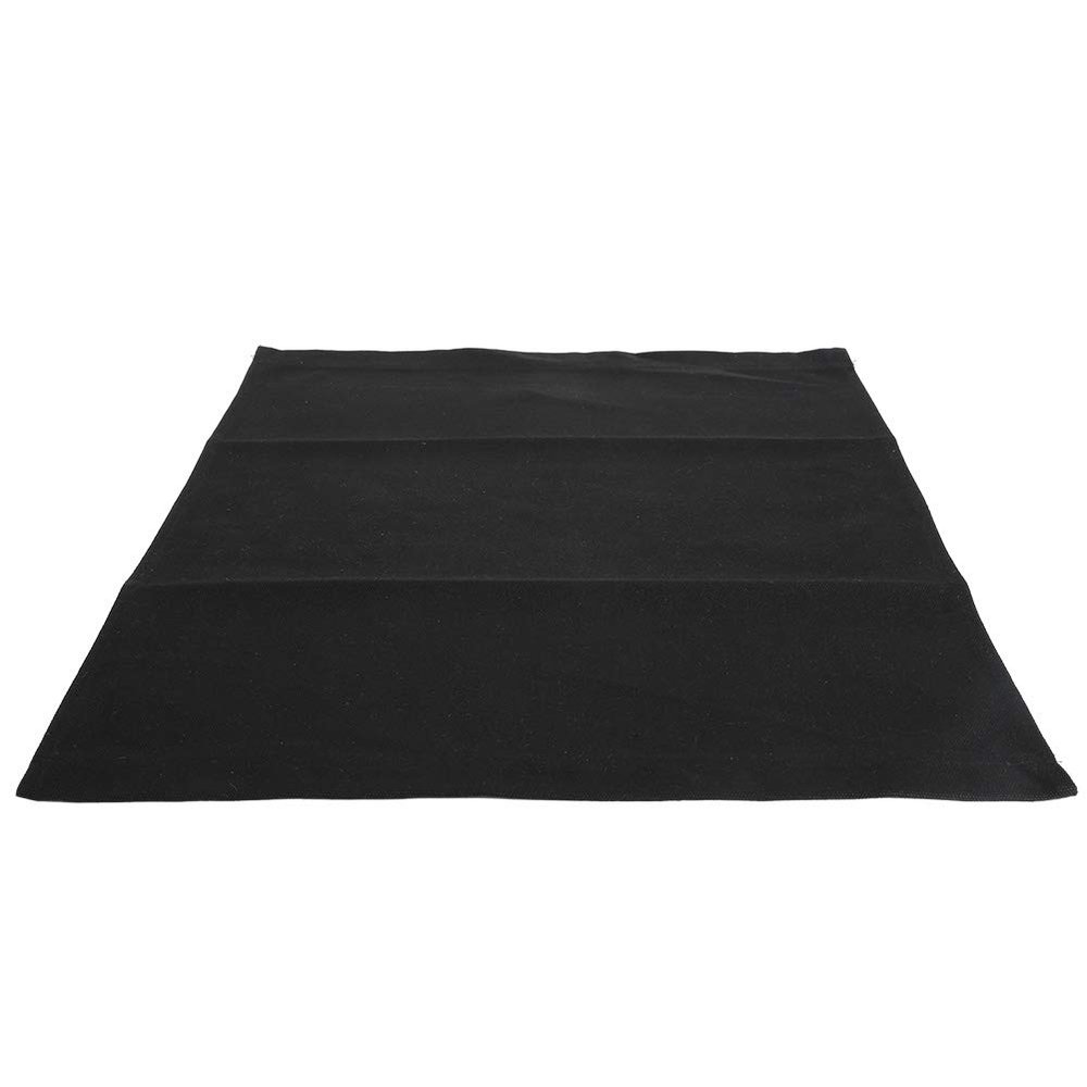Chair Canvas Cover, Chair Canvass Replacement Seat Cloth Home Supplies Furniture Accessories, Makeup Chair Seat and Back Replacement Cotton Canvas Stool Protector for Home Director Chair(Black)