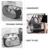 Cabilock laundry basket Dirty Clothes Hamper Bedroom Basket Laundry Hamper Clothes Storage Basket Nylon mesh High capacity dirty laundry basket view 3