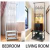 ELZEM Coat Rack, Hall Tree with Shoe Bench for Entryway,Entryway Coat Rack Shoe Bench, Entryway Bench with Shoe Storage, Black view 3