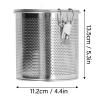 Tea Infuser,Extra Fine Mesh Tea Infusers for Loose Tea Stainless Steel Tea Strainer with Extended Chain Hook Tea Steeper Seasoning Bag for Brew Tea, Spices, Seasonings,Gravy Soup(1.3L) view 4