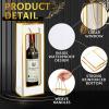 Yeaqee 50 Pcs Wine Gift Bags for Bottles 4.92" x 3.35" x 14.2" Reusable Clear Window Wine Bottle Bags Bulk with Handles for Weddings, Birthday view 3