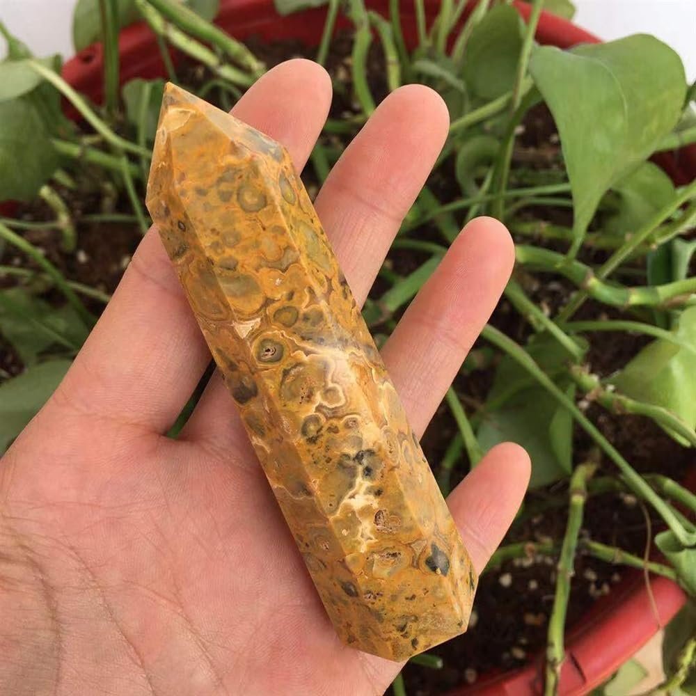 AtkitS Natural Crazy Agate Crystal Tower Home Decoration Room Decoration Aquarium Decoration Gift (Size : 3pcs)