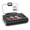 Gourmia Smokeless Indoor Grill & Air Fryer raclette grill with Smoke Extracting Technology for indoor grill Extra-Large Nonstick Cooking electric grill indoor Korean BBQ Style 6 Quart FoodStation view 1