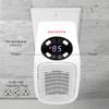 Aiwa Electric Outlet Ceramic Plug-In Space Heater with LCD Digital Screen, Adjustable Thermostat, 24 Hour Timer, Overheat Protection, up to 90F, 400 W, 180 Degree Rotation, ETL Certified (1, White) view 3
