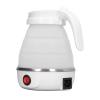 BAOK Foldable Travel Electric Kettle, Silicone and Stainless Steel Quick Boiling Folding Electric Kettle 0.6L for Camping (White) view 1
