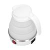BAOK Foldable Travel Electric Kettle, Silicone and Stainless Steel Quick Boiling Folding Electric Kettle 0.6L for Camping (White) view 3