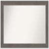 Amanti Art Grey Bathroom Mirror for Over Sink, 27x41 Custom Made Alta Brown Grey Rectangle Vanity Mirror, Large Country Rustic Wood Frame, Hangs Horizonally and Vertically, Wall Decor view 1