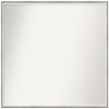 Amanti Art Silver Bathroom Mirror for Over Sink, 31x37 Custom Made Lucie Silver White Rectangle Vanity Mirror, X-Large Modern Wood Frame, Hangs Horizonally and Vertically, Wall Decor view 1