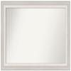 Amanti Art White Bathroom Mirror for Over Sink, 24x34 Custom Made Trio White Wash Silver Rectangle Vanity Mirror, Large Country Rustic Wood Frame, Hangs Horizonally and Vertically, Wall Decor view 1