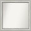 Amanti Art Silver Bathroom Mirror for Over Sink, 30x32 Custom Made Flair Silver Patina Rectangle Vanity Mirror, Large Traditional Wood Frame, Hangs Horizonally and Vertically, Wall Decor view 1